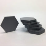 sintered silicon carbide tiles in a hexagon shape - china ceramics