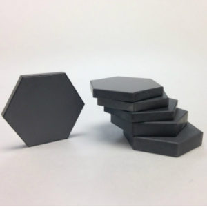 sintered silicon carbide tiles in a hexagon shape - china ceramics